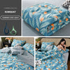 SUTA Washed cotton Comforter high quality Quilts soft Blanket single queen air condition summer duvet - Green