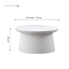 PLAST Nordic Coffee Table - Big Round Coffee Table