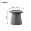 PLAST Nordic Coffee Table - Small Round Coffee Table